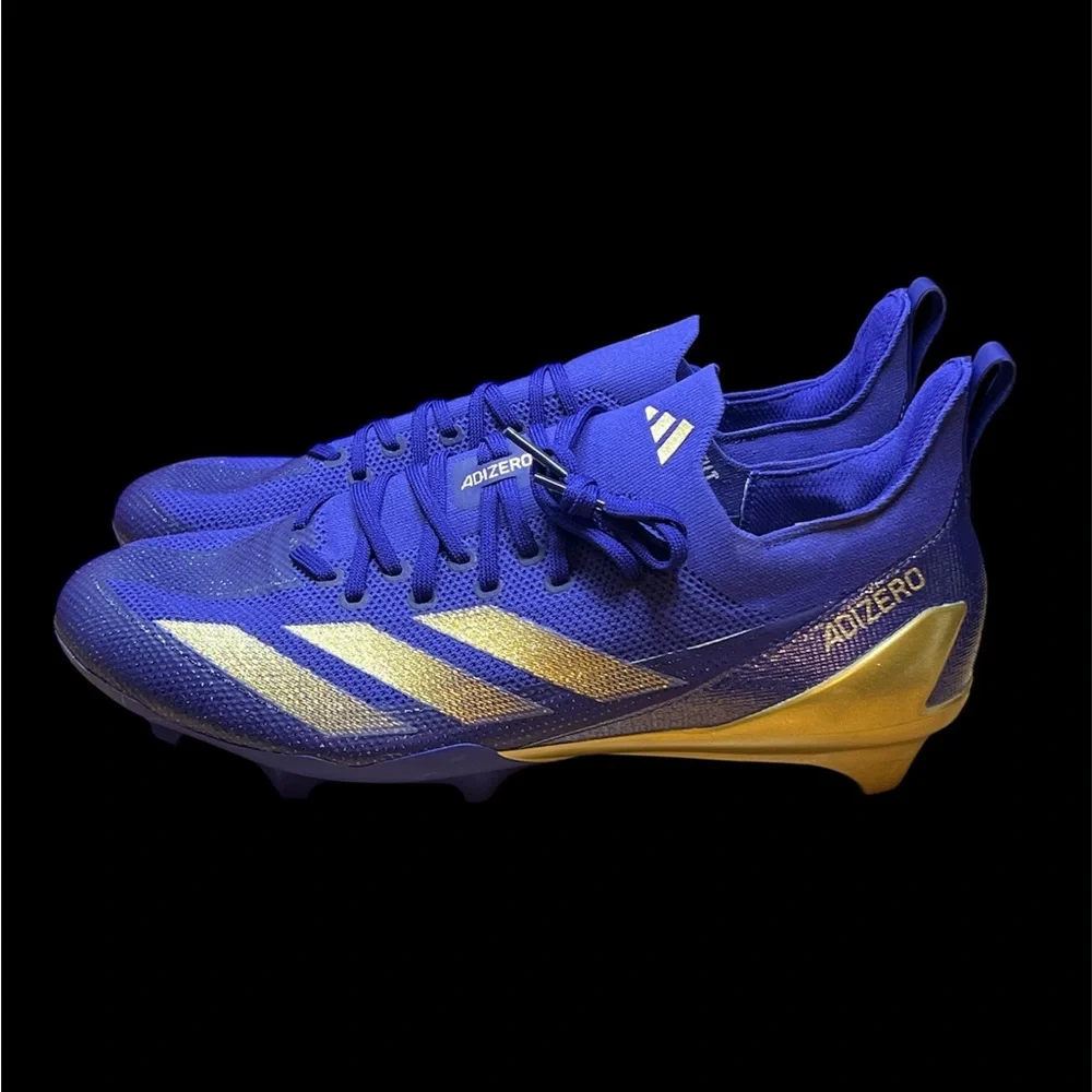 Size 12.5 Adidas SM Adizero Electric Minnesota Vikings Sample Team Cleats JH8180